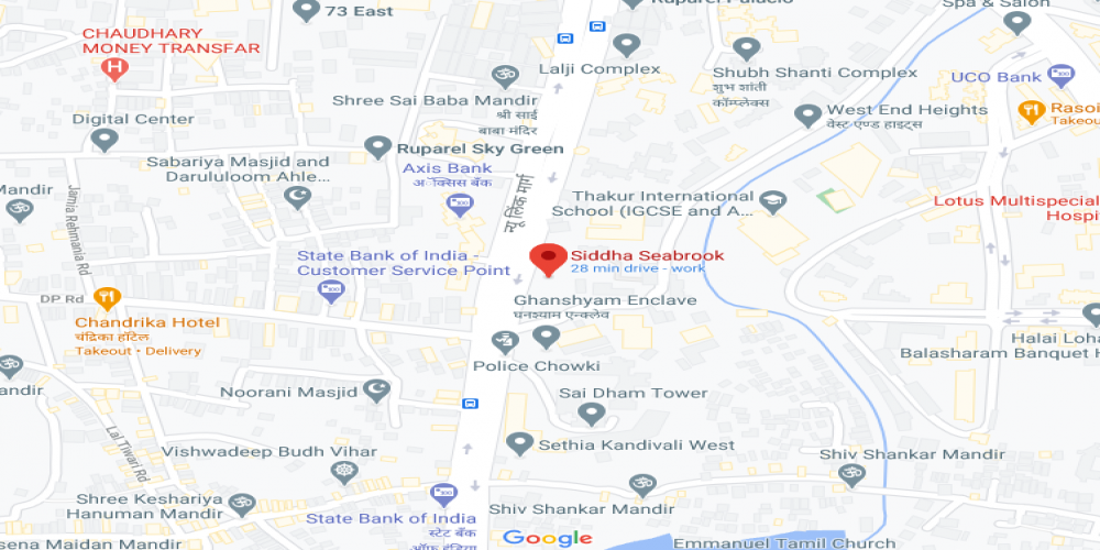 Siddha Seabrook in Kandivali West-location.png
